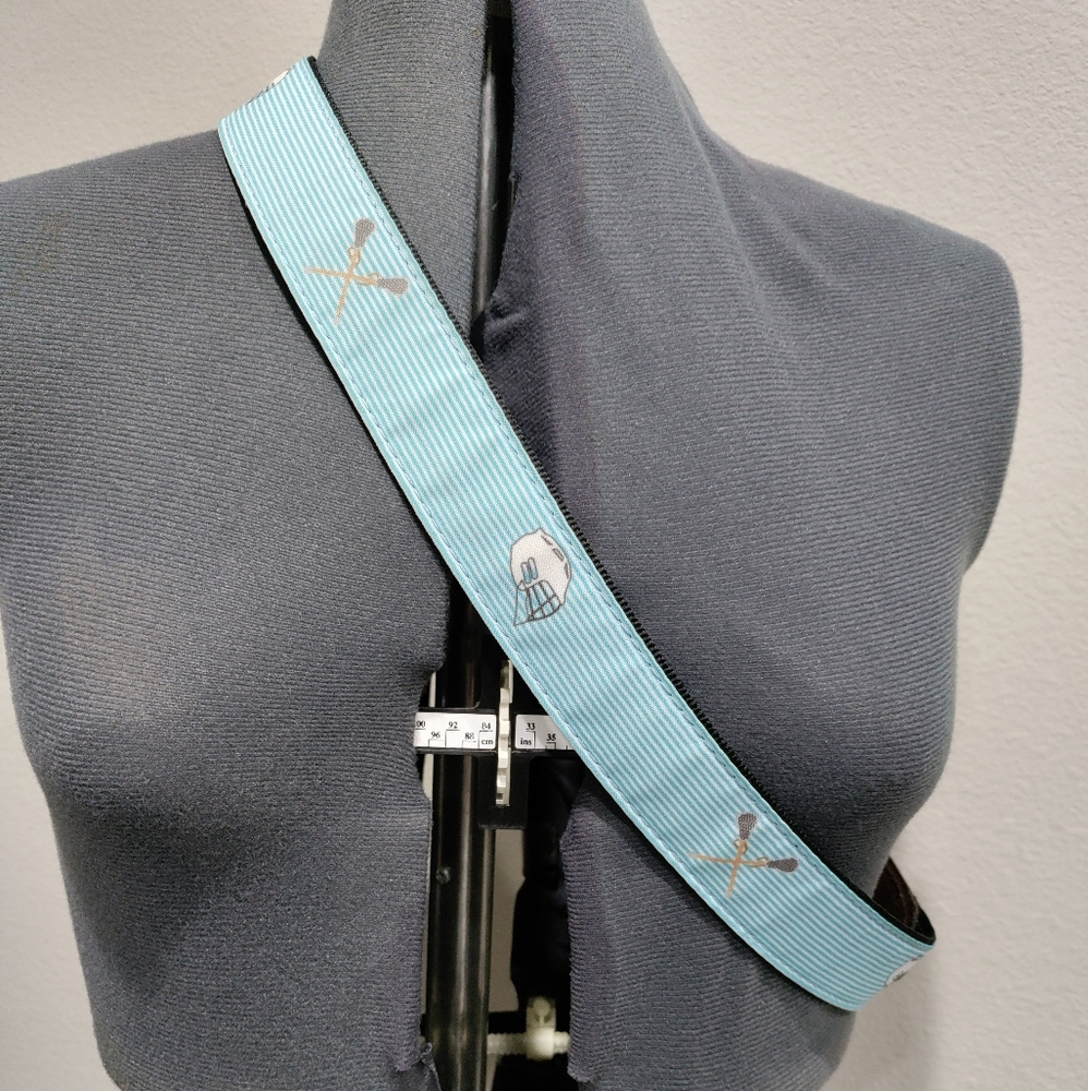 Nantucket Castaway blue lacrosse men's belt size 38